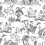 Papel pintado Tipsy Love Coordonn&eacute; Black 5900075