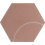 Baldosa hidr&aacute;ulica Hex Crescent Popham design Petal Milk H1-011-P38P02