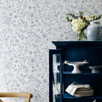 Papel pintado adhésif Aviary