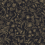 Papel pintado adh&eacute;sif Aviary Rifle Paper Co. Metallic Gold & Black PSW1310RL