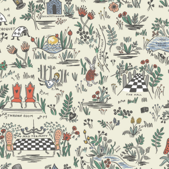 Papel pintado adhésif Wonderland