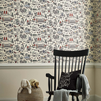 Papel pintado adhésif Wonderland