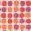 Tela Circles Maharam  Red and Purple 466475-003