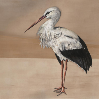 Papeles pintados panorámico Stork Mother
