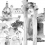 Papeles pintados panor&aacute;mico Roma Code Black White B9601 intissé