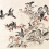 Papeles pintados panor&aacute;mico Oiseaux dans les branches d'un &eacute;rable Etoffe.com x Agence Mus&eacute;es Nationaux Birds 00-025199