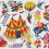 Papeles pintados panor&aacute;mico Magic Circus Coordonn&eacute; Wild 9700110