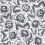 Papel pintado Rosario Designers Guild Noir P592/05
