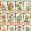 Papeles pintados panor&aacute;mico Flowering Wall Mindthegap Blue. Green. Red. Taupe WP20585