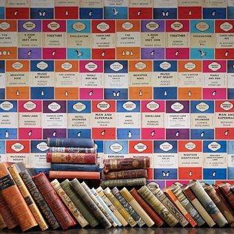 Papel pintado Penguin Library