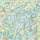 Tela Enchanted Leaves Claire de Qu&eacute;netain Blue enchanted-leaves-blue