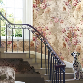 Papel pintado Floral Rococo