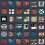 Papel pintado Naval Ensigns Mulberry Indigo Red FG099.G103