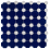 Zellige Sparkle De Tegel Blanc, Bleu royal PAN048