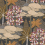 Papel pintado Marakanda Casamance Anthracite grenat 75380304
