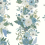 Papel pintado Garden Party Trellis Rifle Paper Co. Indigo RP7314