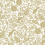 Papel pintado Pomegranate Rifle Paper Co. White & Metallic Gold RP7391