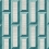 Revestimiento mural Biseau Arte Turquoise Teal 72721