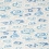 Papel pintado Clear U&ntilde;asds Thibaut Beige and Blue T13318