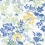 Papel pintado Spring Garden Thibaut Blue and white T14336