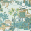 Papel pintado Mystic Garden Thibaut Spa Blue T20826