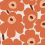 Papel pintado Unikko Marimekko Orange 25101