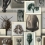 Papeles pintados panor&aacute;mico Blossfeldt's Art Forms Mindthegap Grey WP20595