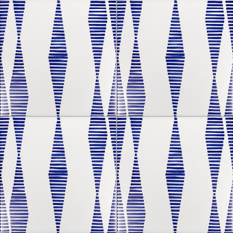 Baldosa Bauhaus Blu Tipo 16