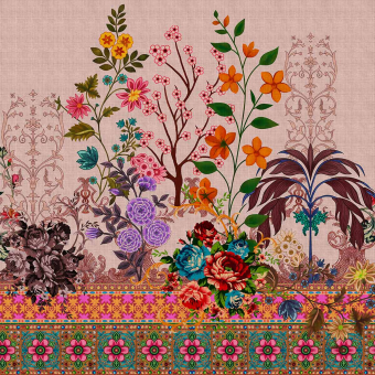 Papeles pintados panorámico Oriental Garden