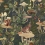 Papel pintado Wildlife Creek Rebel Walls Forest green R18002