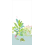 Papeles pintados panor&aacute;mico Botanique rosa Little Cabari 150x330 cm - 3 tiras - Parte C DM-ST-H330X150-BOT-ROS-C