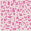 Papeles pintados panor&aacute;mico D&eacute;coupes Fond Clair Etoffe.com x Claire Prouvost Rose decoupesfc-ros