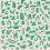Papeles pintados panor&aacute;mico D&eacute;coupes Fond Clair Etoffe.com x Claire Prouvost Vert decoupesfc-ver