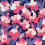 Papeles pintados panor&aacute;mico Femmes Fleurs Etoffe.com x Claire Prouvost Bleu/Rose femmesfleurs-ble