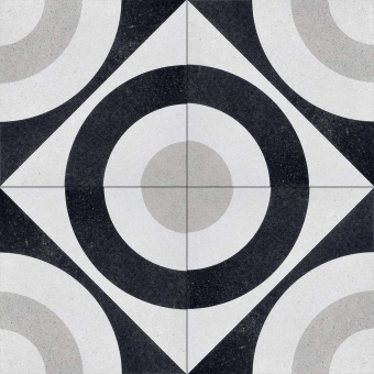 Gres porcelánico Black & White Ovale