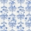 Papel pintado Rousseau Cole and Son Cobalt 99/9037