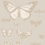 Papel pintado Butterflies and Dragonflies Cole and Son Grège/Or 103/15064