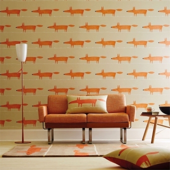 Papel pintado Mr Fox