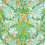 Papel pintado Woodland Weeds Morris and Co Orange/Turquoise MCOW217101