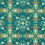 Terciopelo Emerald Forest Clarke and Clarke Teal Velvet F1585/02