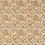Tela Bachelors Button Morris and Co Burnt Orange/Sky MCOP226987