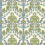 Papel pintado Birds & Cherries GP & J Baker Green/Blue BW45100.2