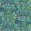 Papel pintado Trumpet Flowers GP & J Baker Indigo/Teal BW45103.5