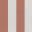 Papel pintado Larges Rayures Nobilis Brique MNT13