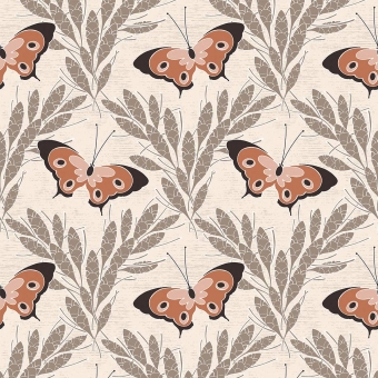 Papel pintado Chasse aux papillons