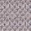 Papel pintado Eventails floraux M&eacute;riguet-Carr&egrave;re Paris Bleu régence eventail-bleu-regence