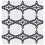Mosaico Belgirate Vidrepur White/Black COMPO BELGIRATE_WHITE-910/903