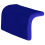 Angle convexe mosaico Nature 50 mm Vidrepur Azul Marino STEP 803 LISO A.MARINO