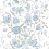Papel pintado Karins Bukett Sandberg SKY BLUE S10162