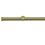 Tringle Bouchon 31 kit pose mur pour &oelig;illets Houl&egrave;s Laiton Mat T5050-24